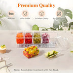 Condiment Containers with Seperate Lids