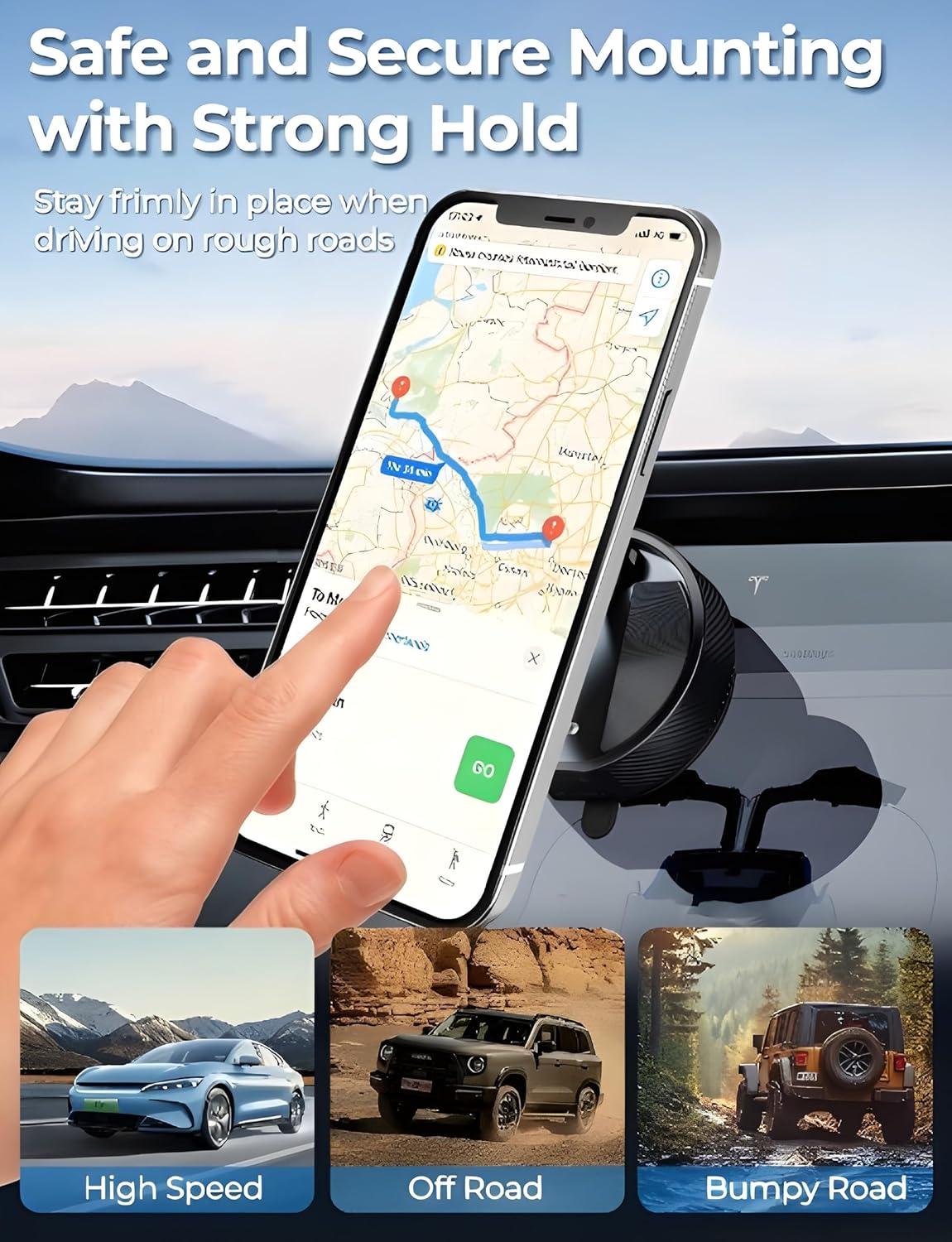 Vacuum Magnetic Phone Holder