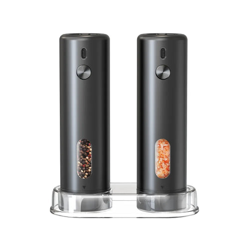 Electric Salt and Pepper Grinder Set