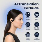 AI Translation Earbuds (Black)