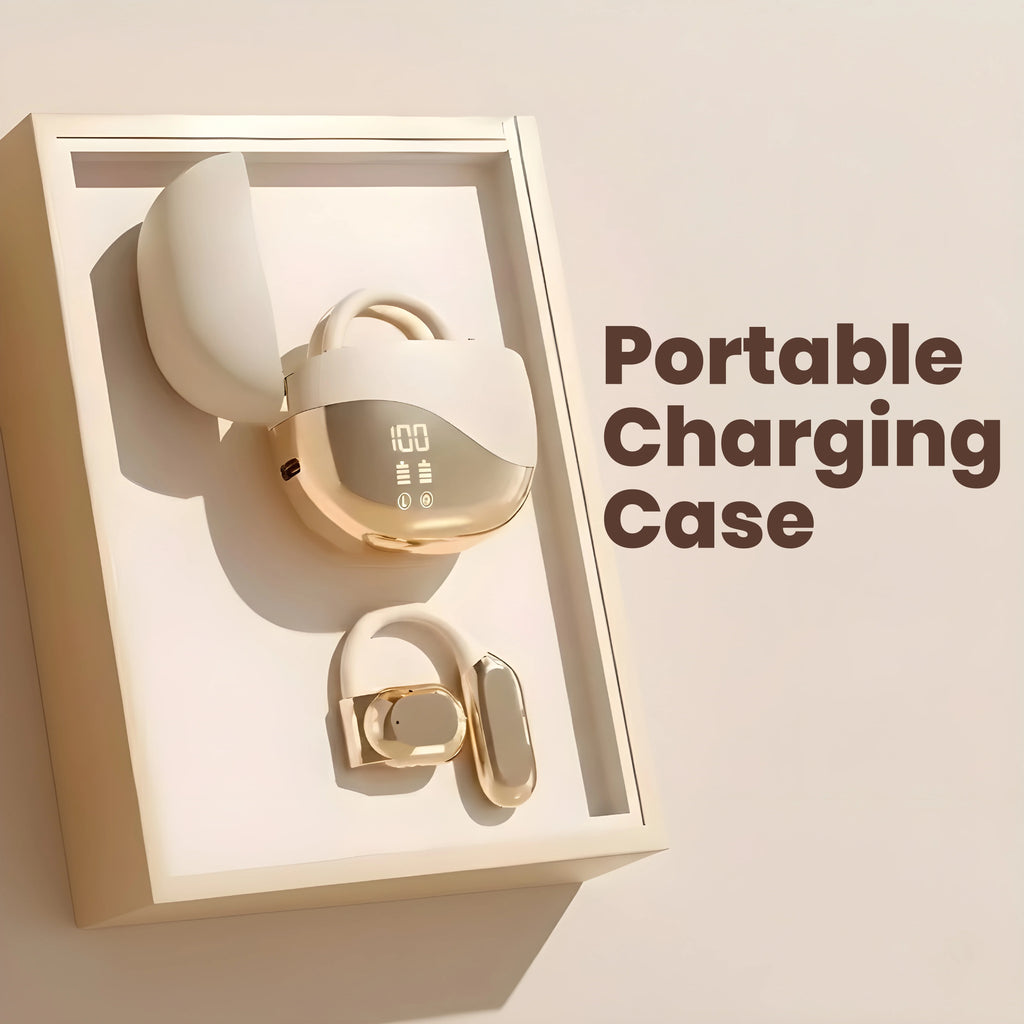 AI Translation Earbuds (Beige)