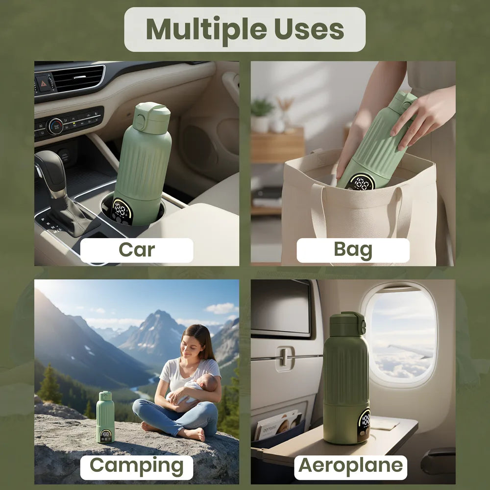 Portable Bottle Warmer (Green)