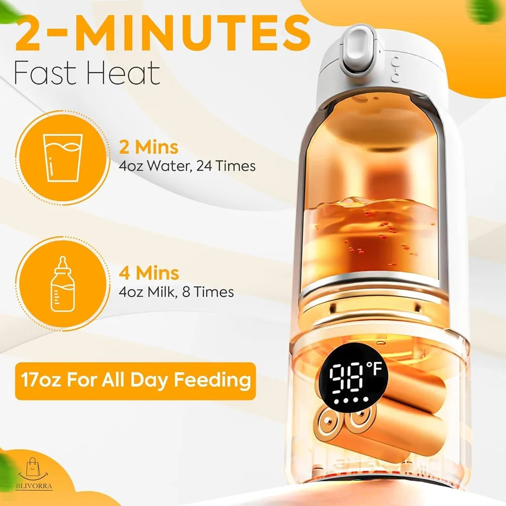Portable Milk Warmer (White)