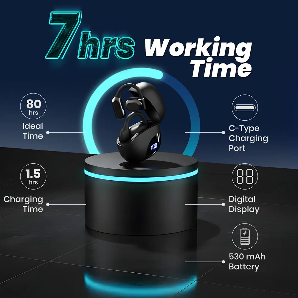 AI Translation Earbuds (Black)