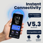 AI Translation Earbuds (Black)