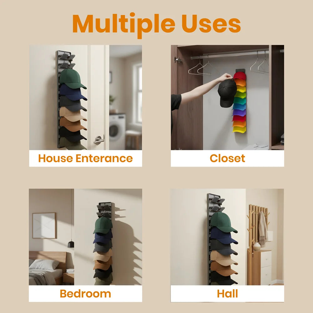 Hat Organizer for Baseball Caps