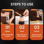Electric Salt & Pepper Grinder Set