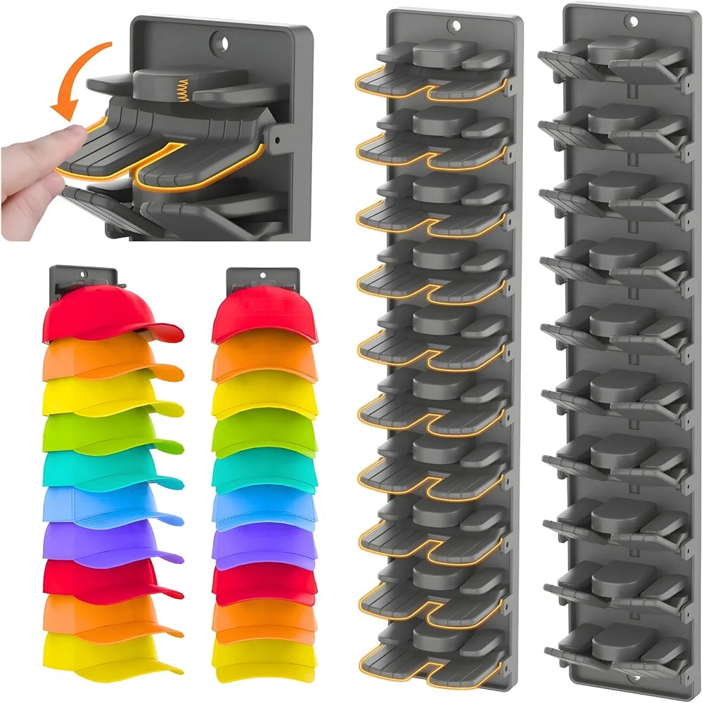 Hat Organizer for Baseball Caps