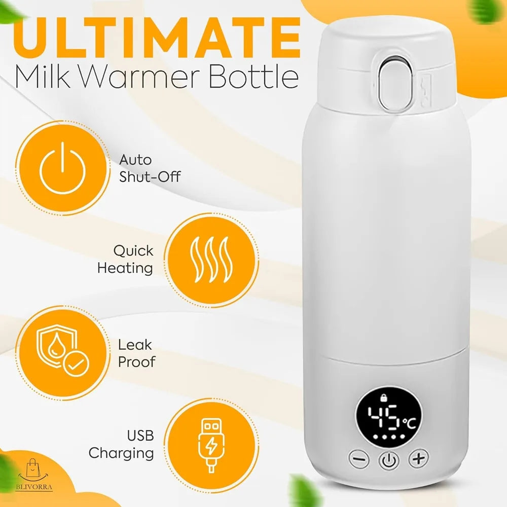 Portable Milk Warmer (White)