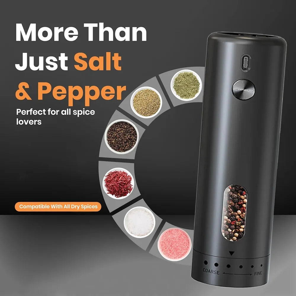 Electric Salt & Pepper Grinder Set