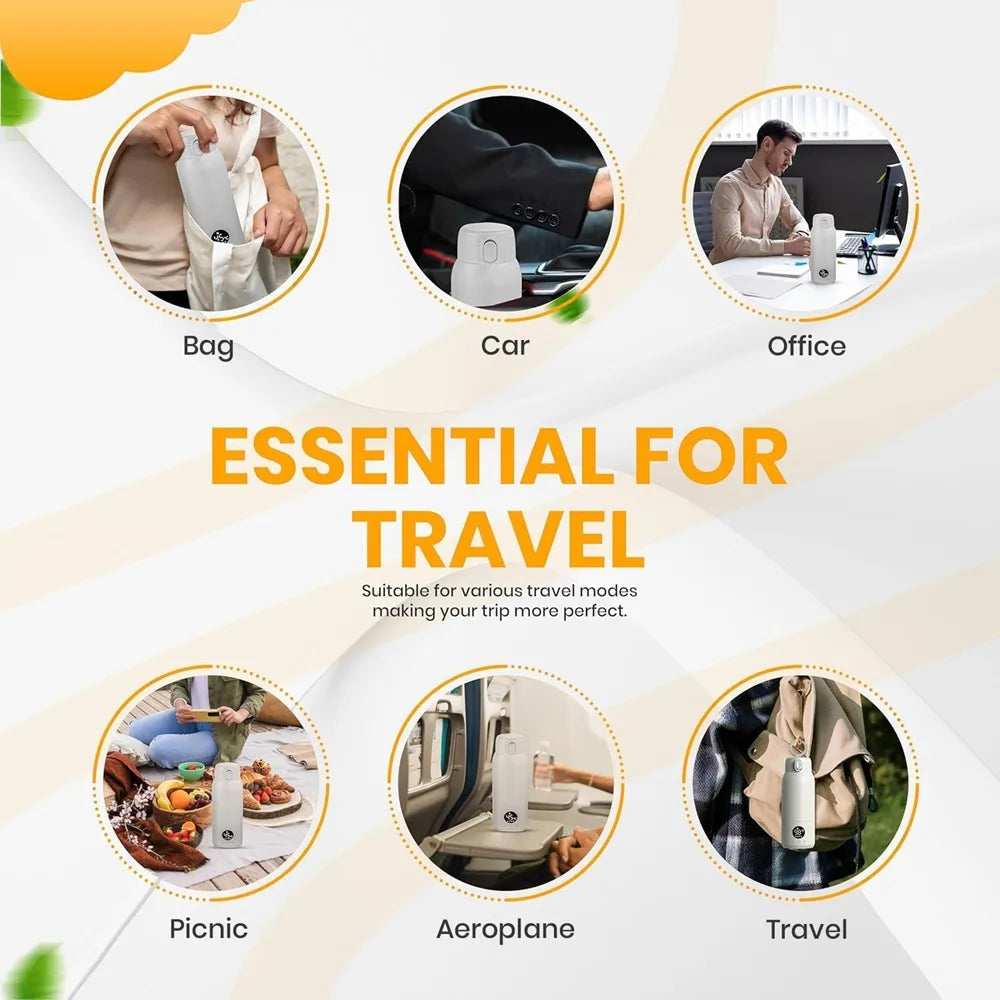Portable Milk Warmer (White)